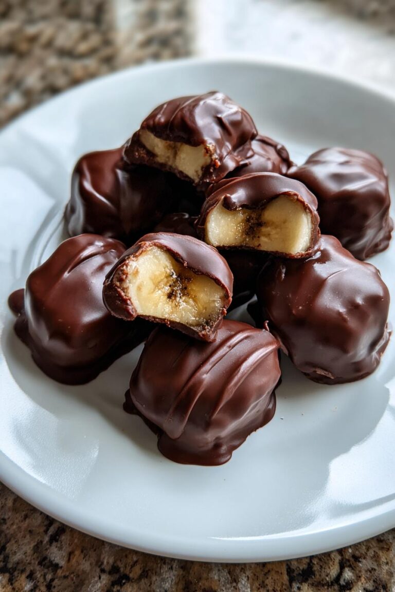 Chocolate banana bites