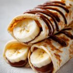 Chocolate banana roll ups