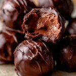 Chocolate covered frozen yogurt bites