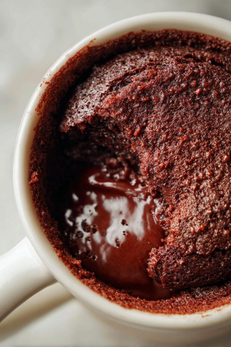 Chocolate mug cake