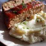 Classic Meatloaf with Mashed Potatoes