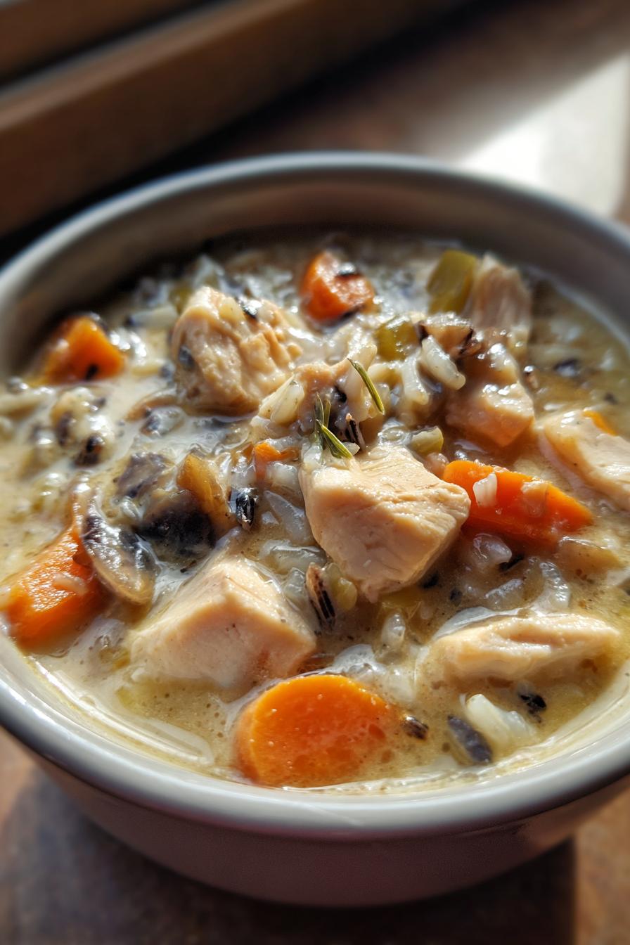 Creamy Chicken and Wild Rice Soup