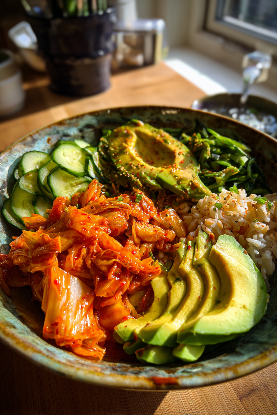 Fermented Probiotic Kimchi Bowl
