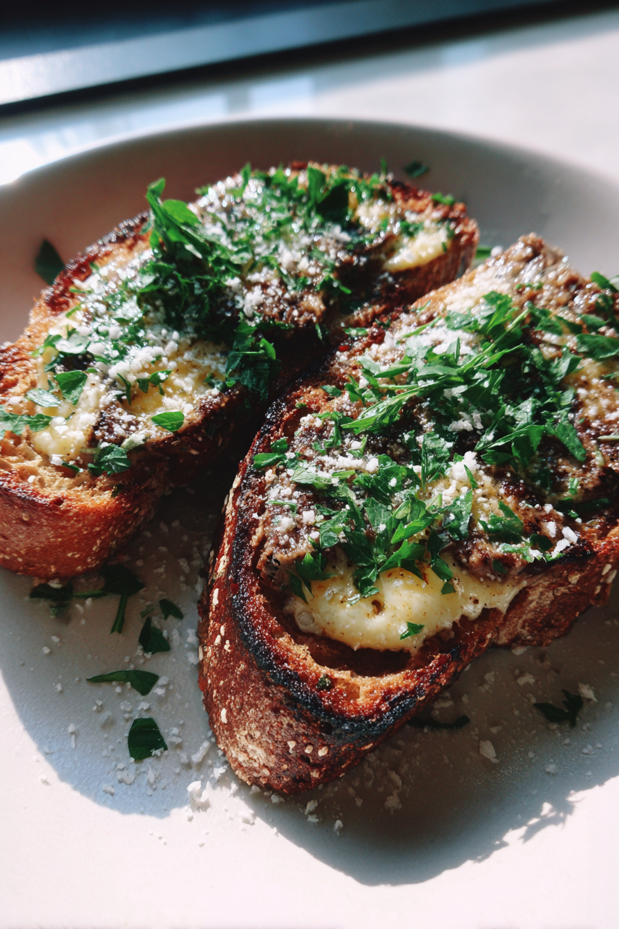 Grass-Fed Bone Marrow Toast