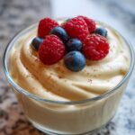 Greek yogurt mousse