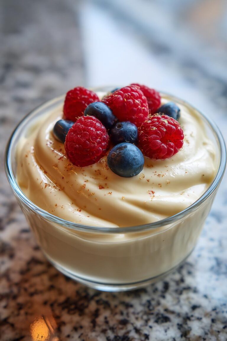 Greek yogurt mousse