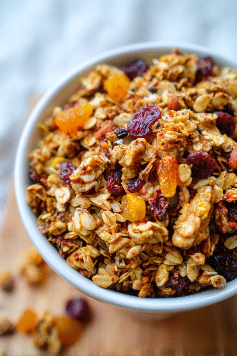 Healthy Homemade Granola (No Refined Sugar)