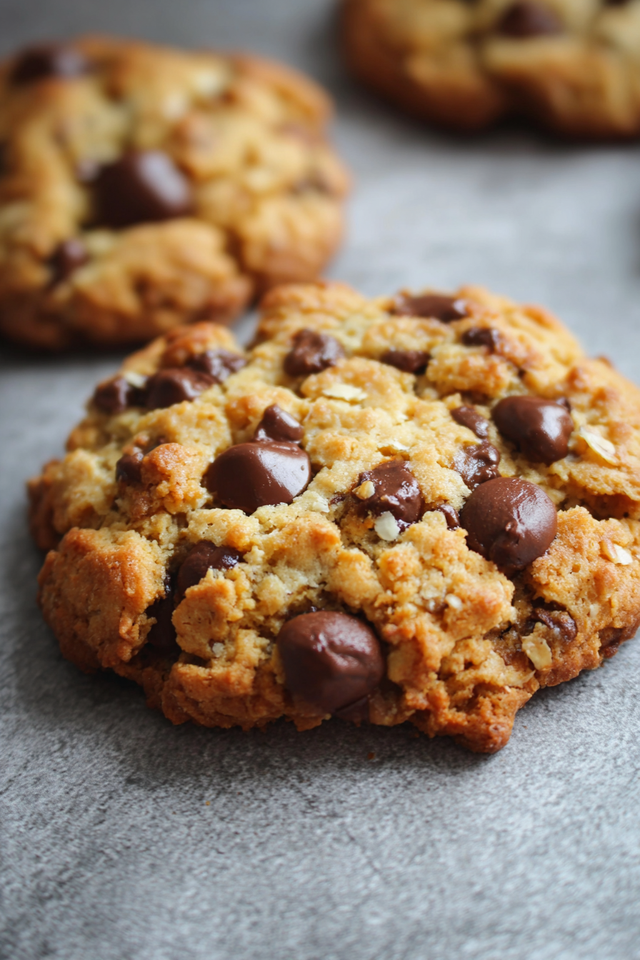 High-Fiber Chocolate Oat Cookies