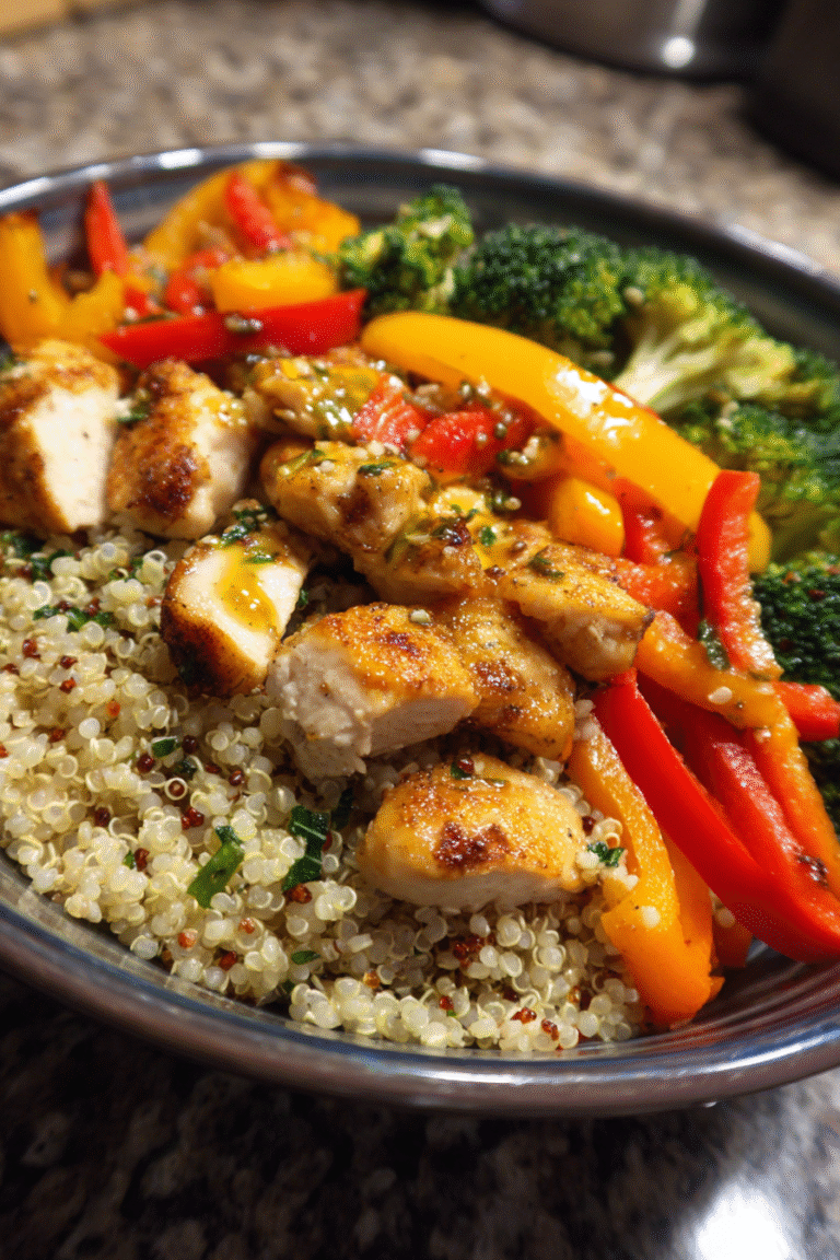 High-Protein Chicken Meal Prep Bowls