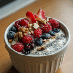 High-Protein Overnight Oats with Chia