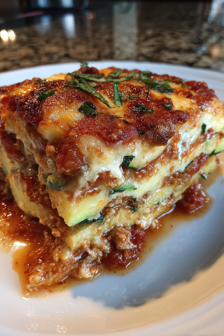 Keto Zucchini Lasagna