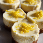 Lemon yogurt cheesecake bites