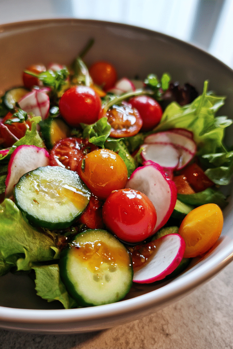 Micro-Batch Kombucha Vinaigrette Salad