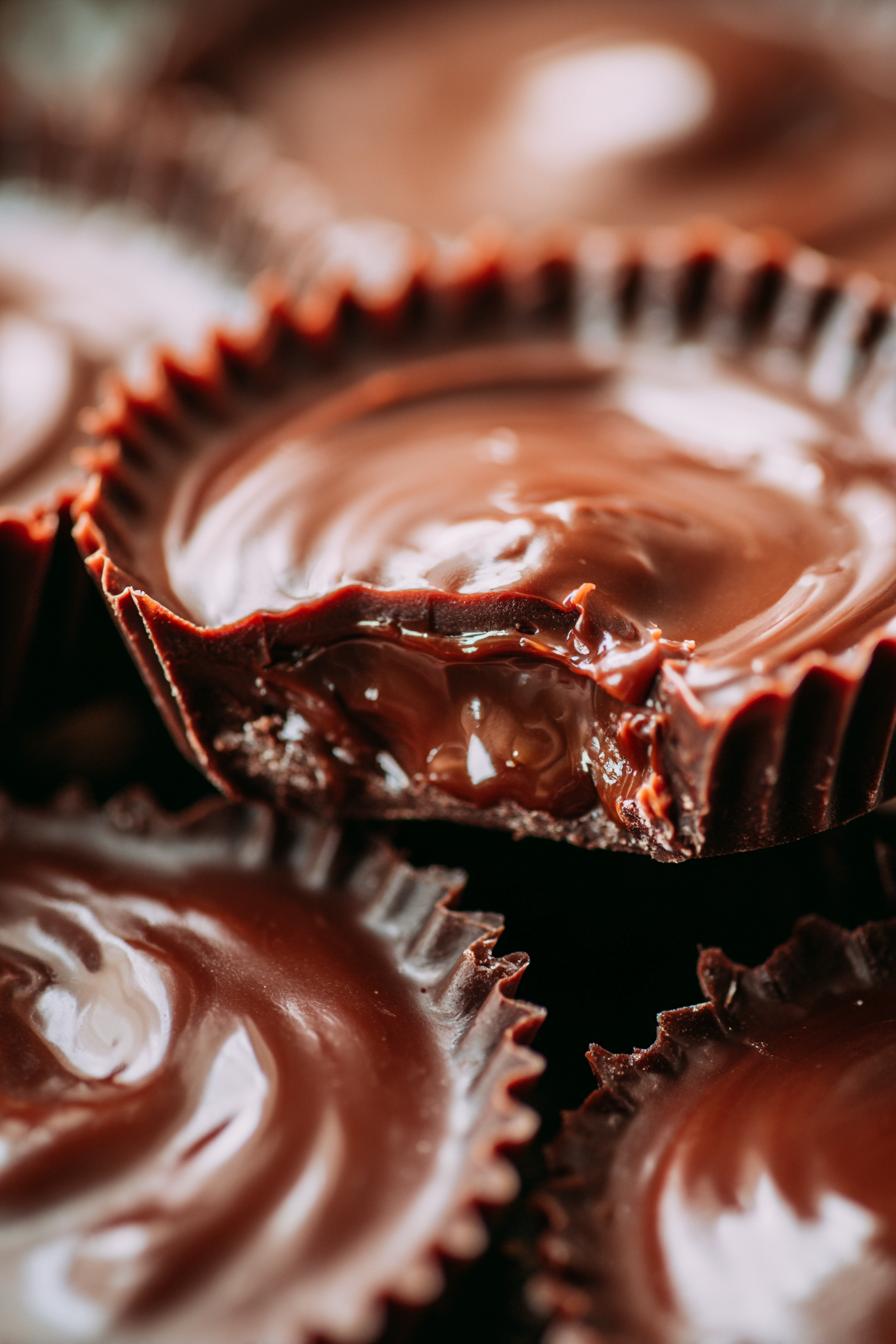 No bake chocolate cups