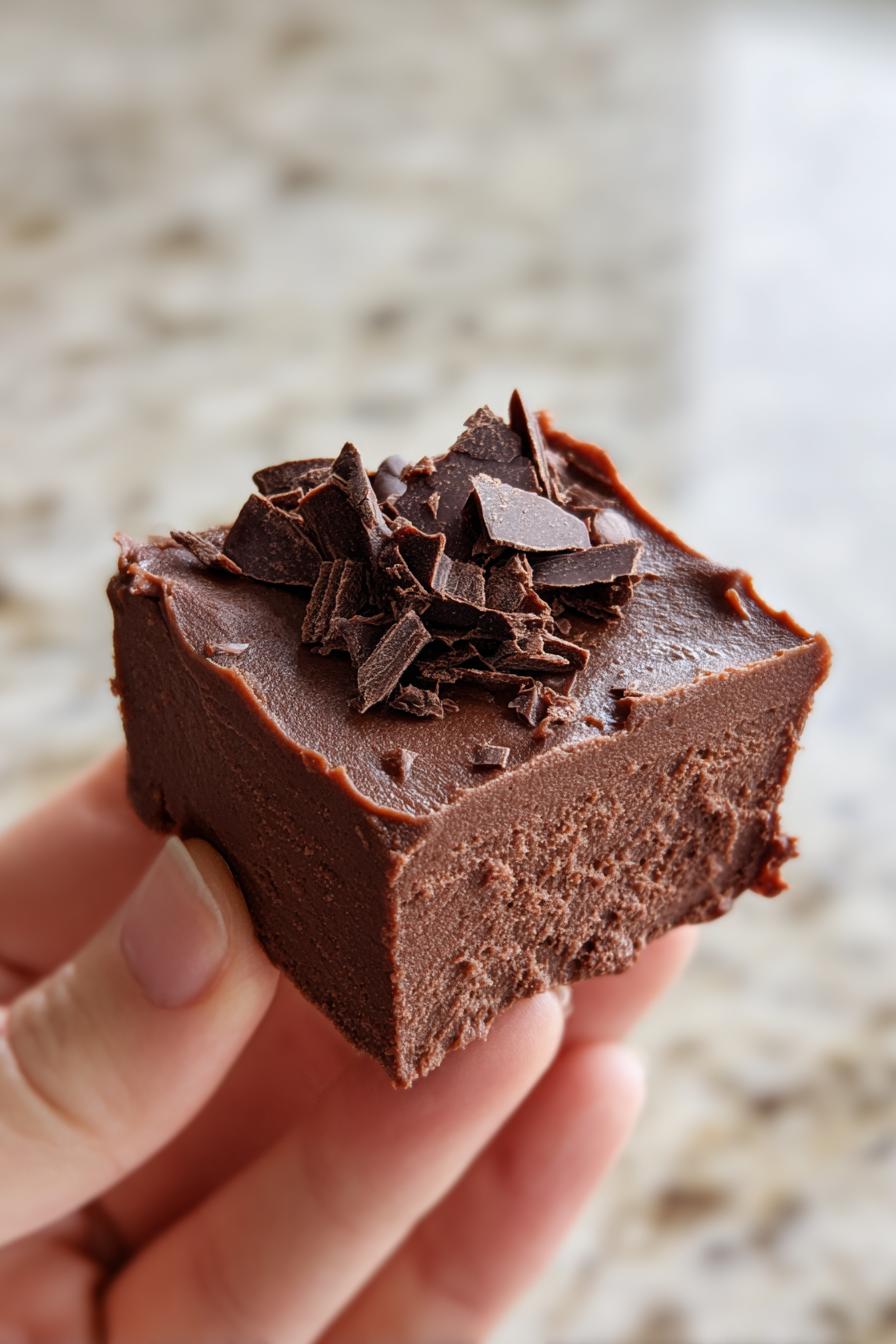 No bake chocolate fudge