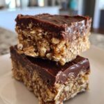 No bake chocolate oatmeal bars