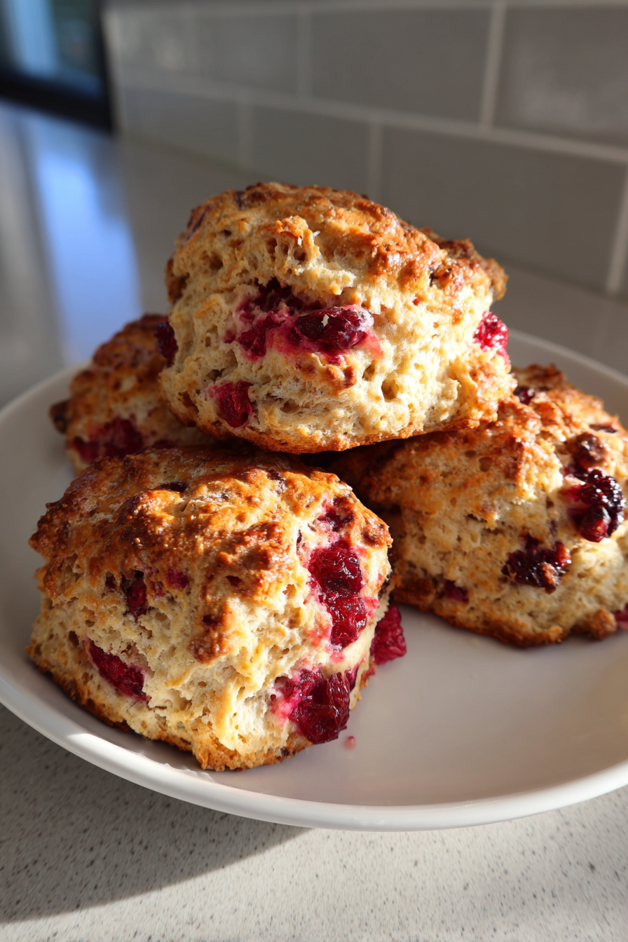 Organic Spelt Flour Berry Scones