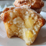 Pineapple vanilla yogurt muffins