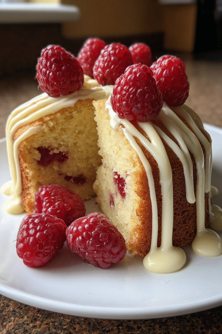 Raspberry white chocolate yogurt mini cakes