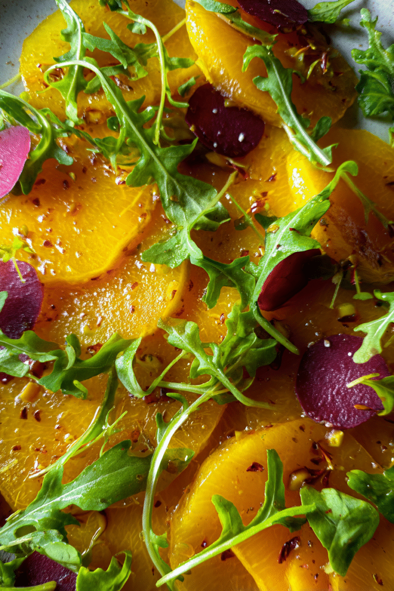 Roasted Golden Beet Carpaccio