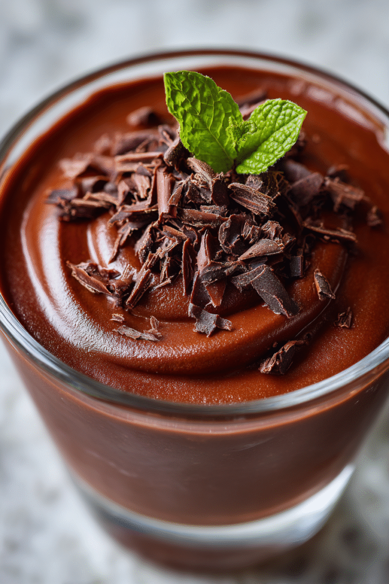 Single-Origin Dark Chocolate Mousse