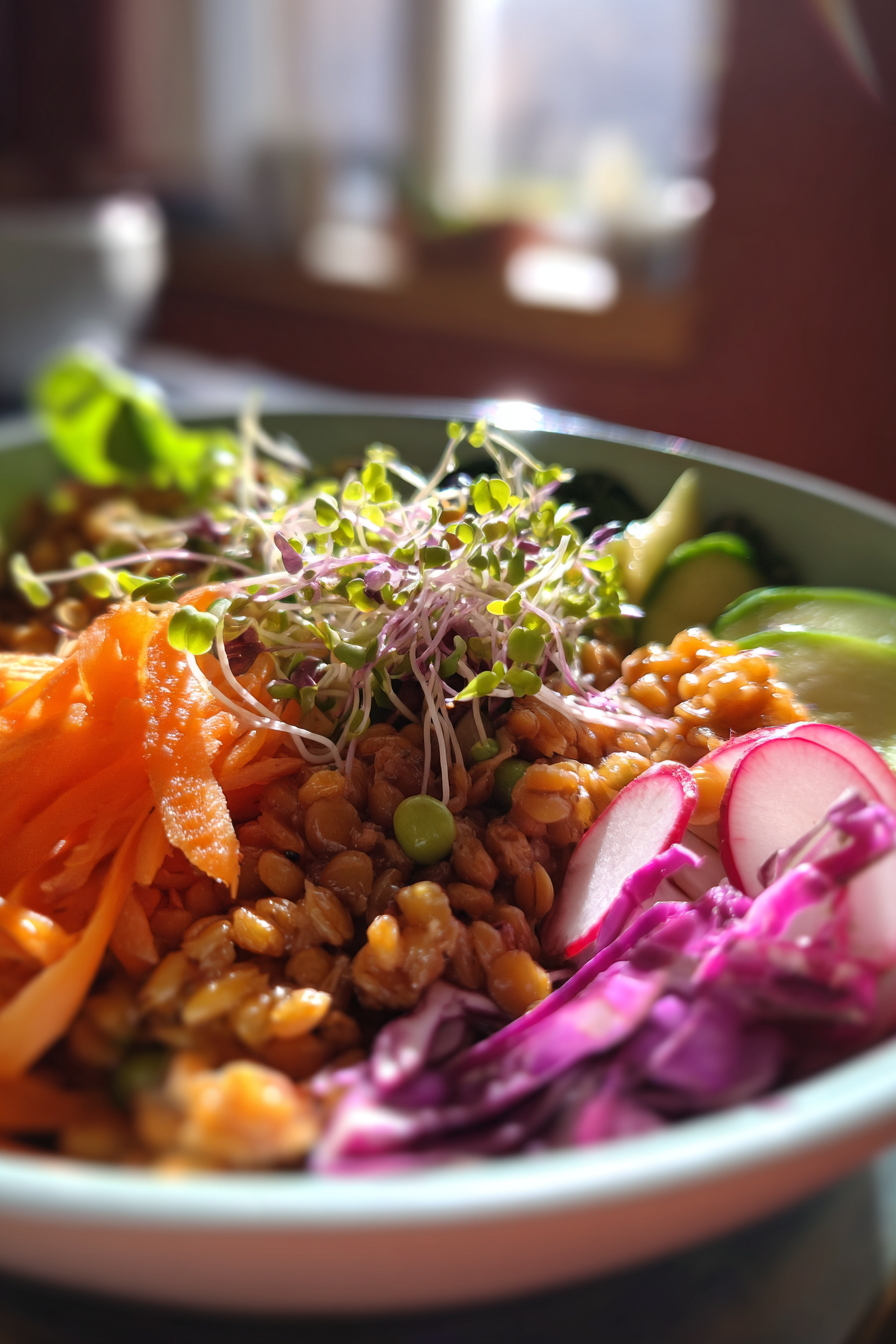 Sprouted Ancient Grain Buddha Bowl