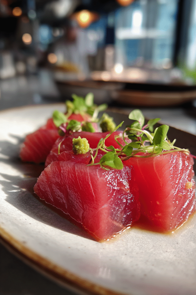 Sustainable Bluefin Tuna Sashimi