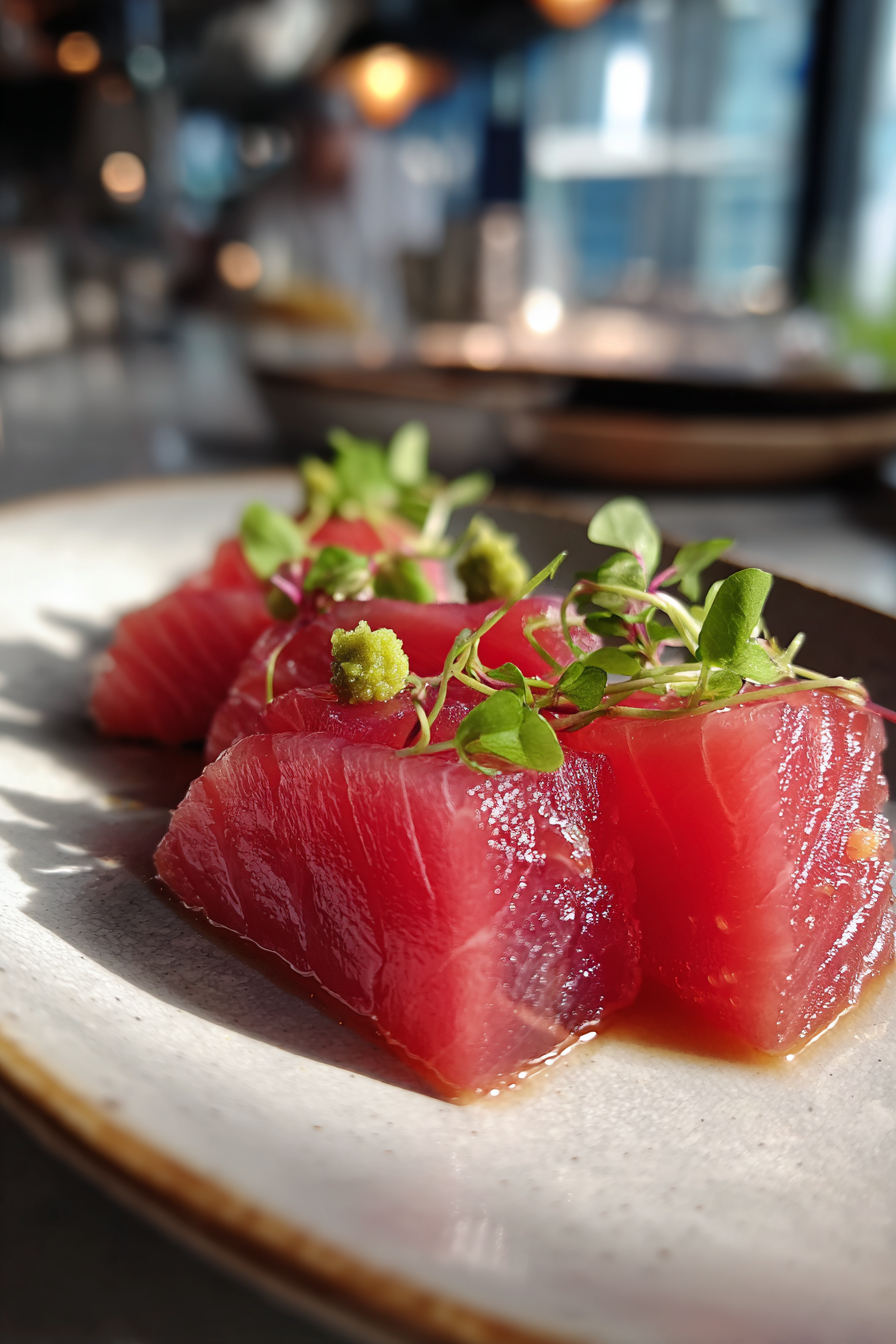 Sustainable Bluefin Tuna Sashimi