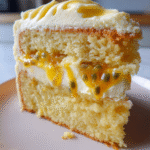 Tropical passionfruit yogurt mini cakes