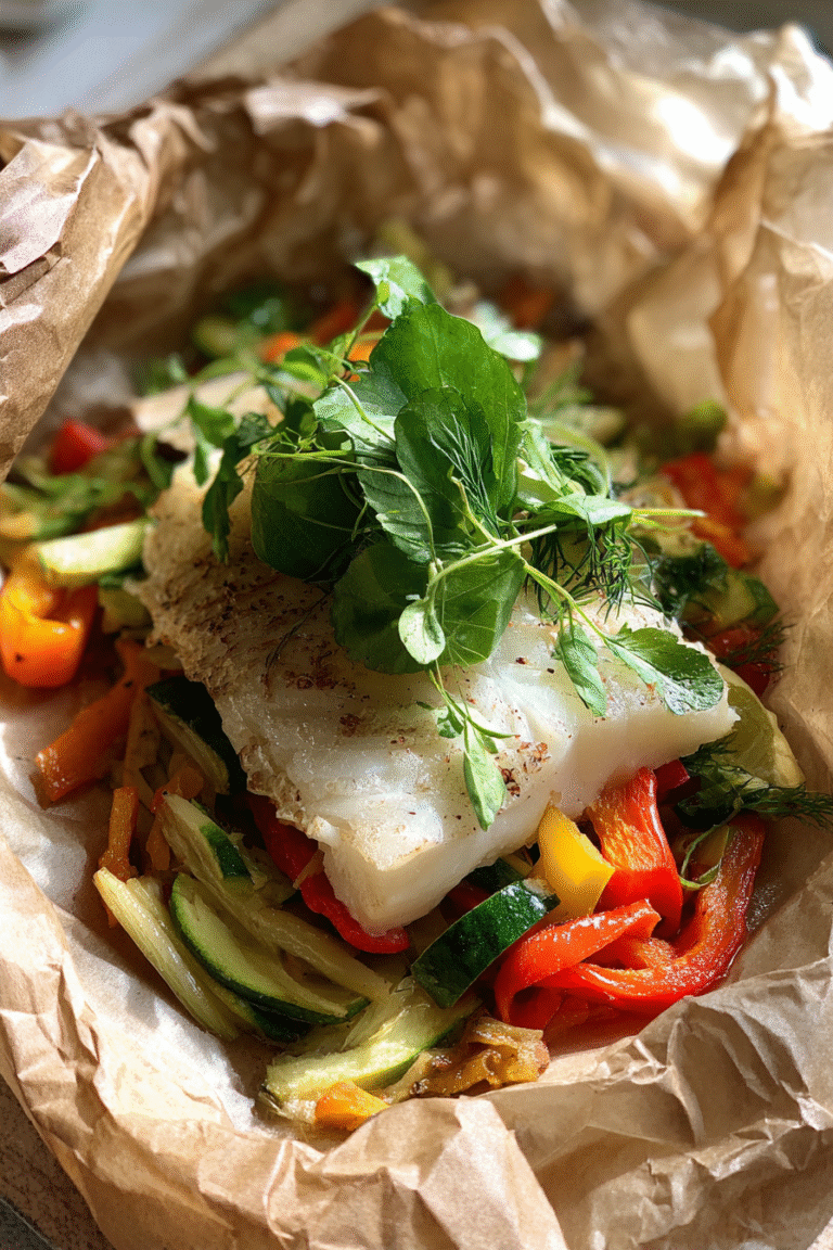 Wild-Caught Cod En Papillote