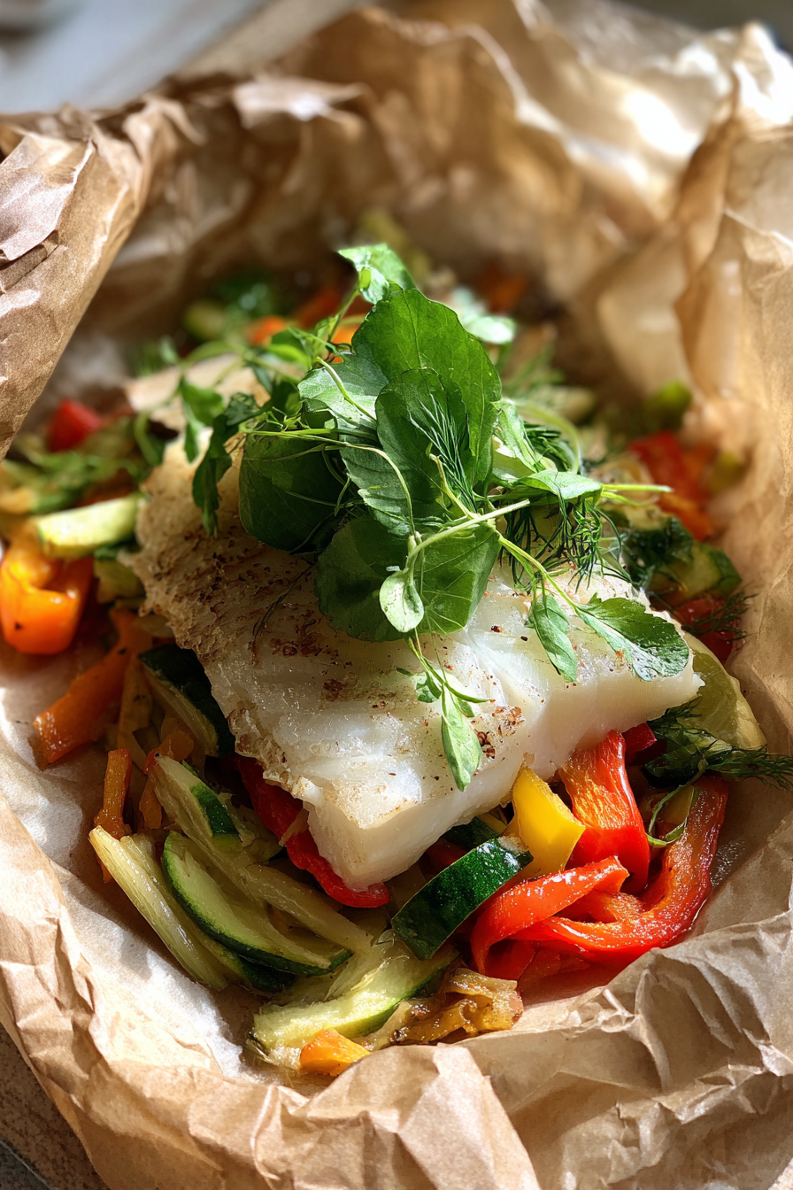 Wild-Caught Cod En Papillote