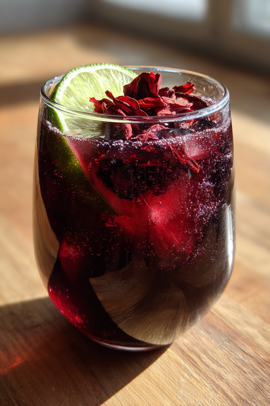Wild Hibiscus Flower Infusion
