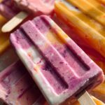 Yogurt ice cream popsicles