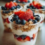 Yogurt parfait cups