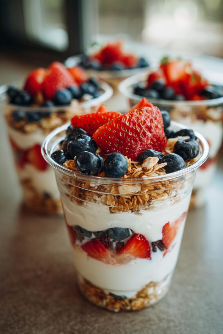 Yogurt parfait cups