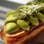 artisan matcha eclairs