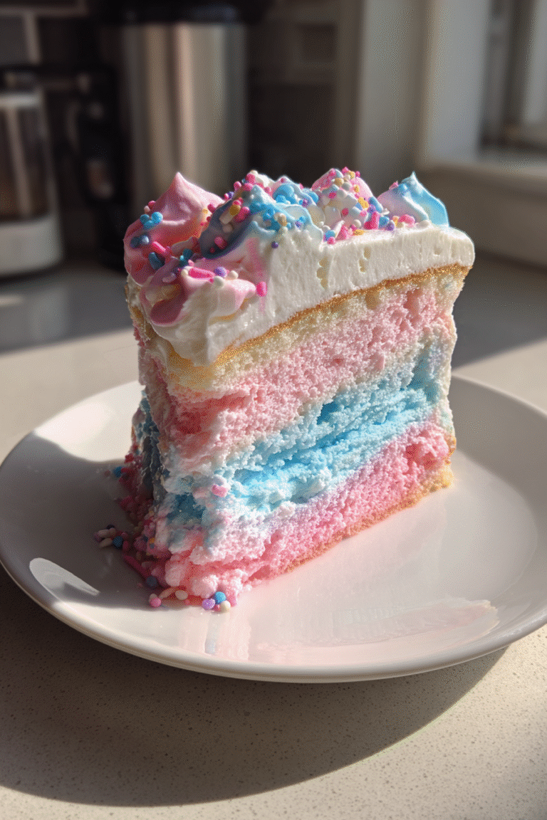 bubblegum ice cream dessert