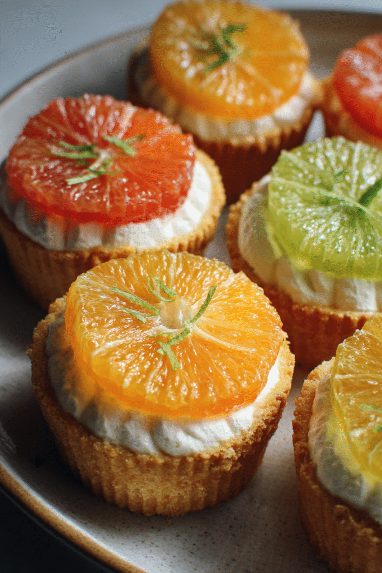 citrus mascarpone cups