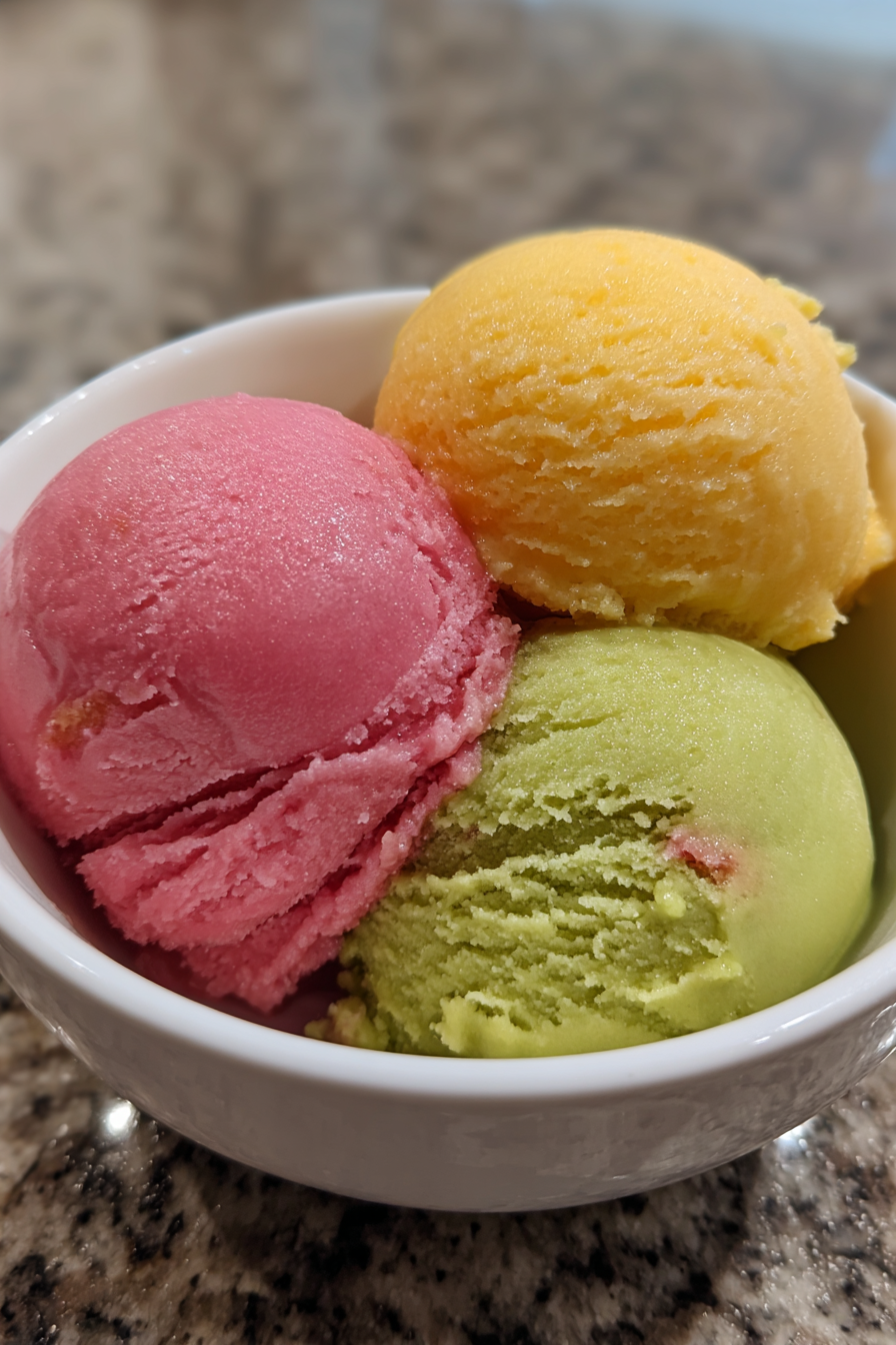 creative sorbet trio