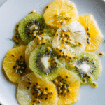 exotic fruit carpaccio dessert