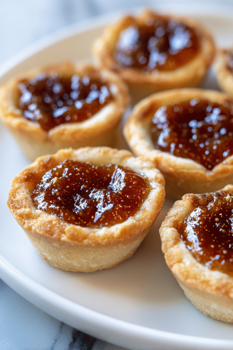 fig jam mini tarts