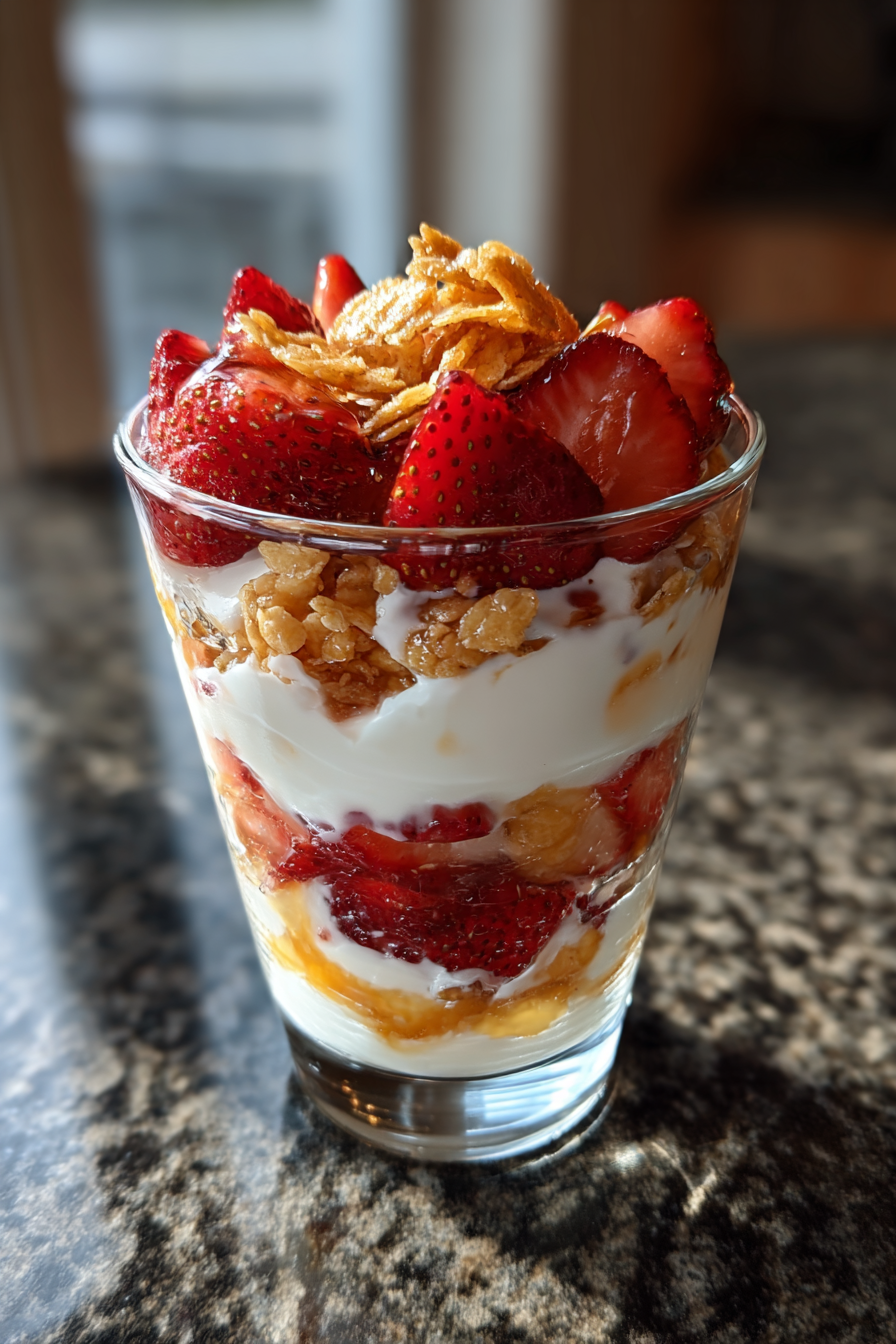 honeycomb crunch parfait