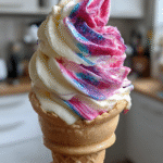 ice cream with sweet-salty swirl