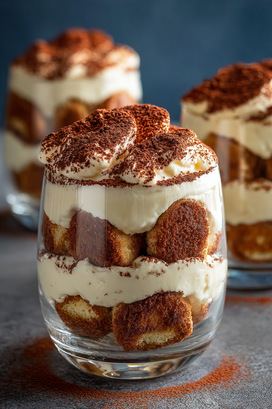 mini tiramisu cups