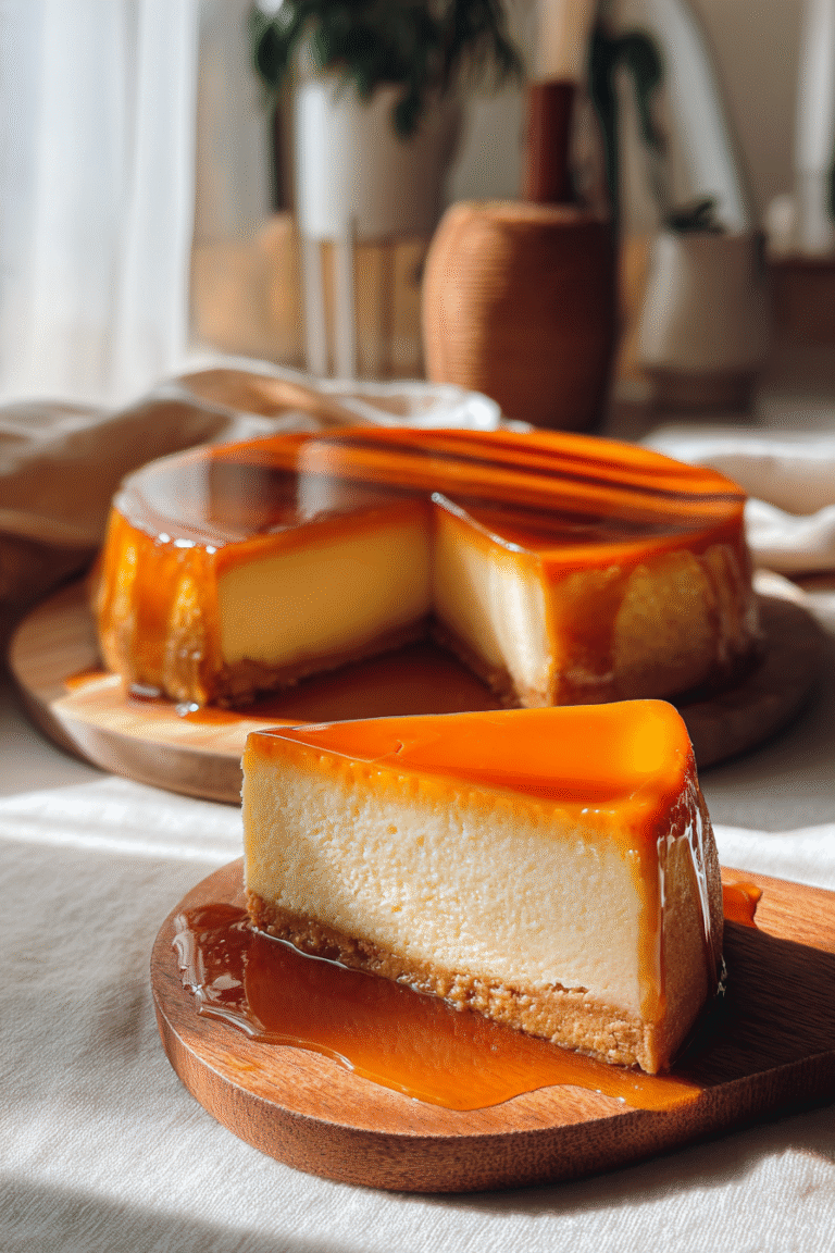 miso caramel cheesecake