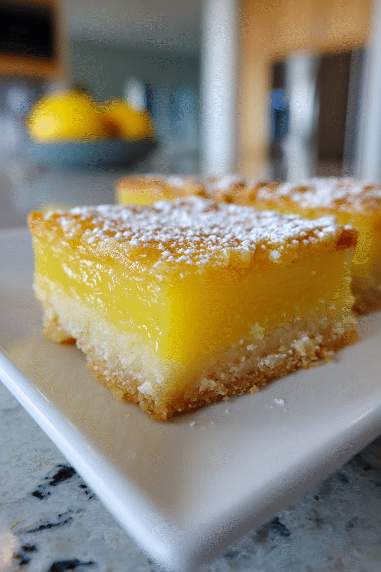 yuzu lemon bars