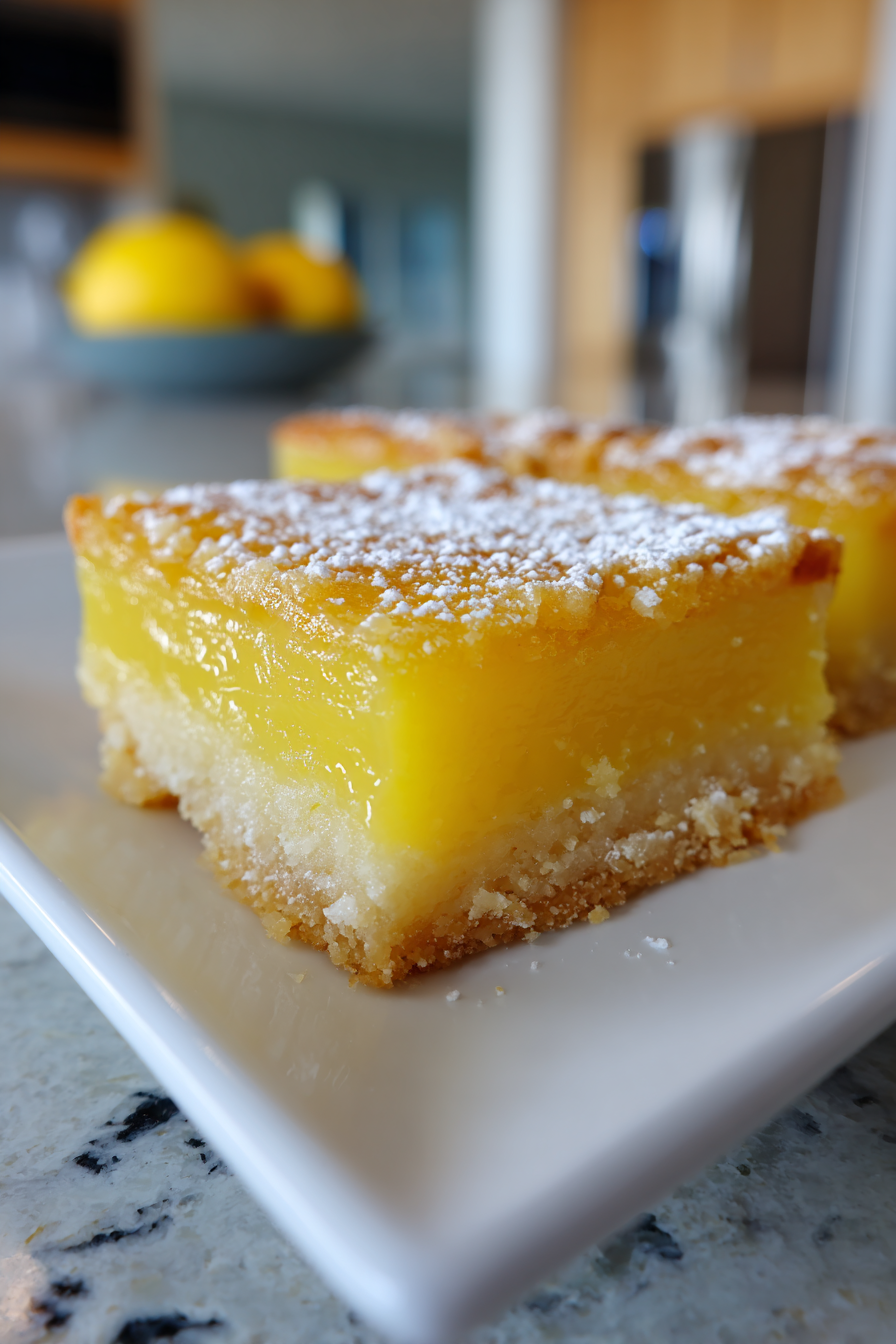 yuzu lemon bars