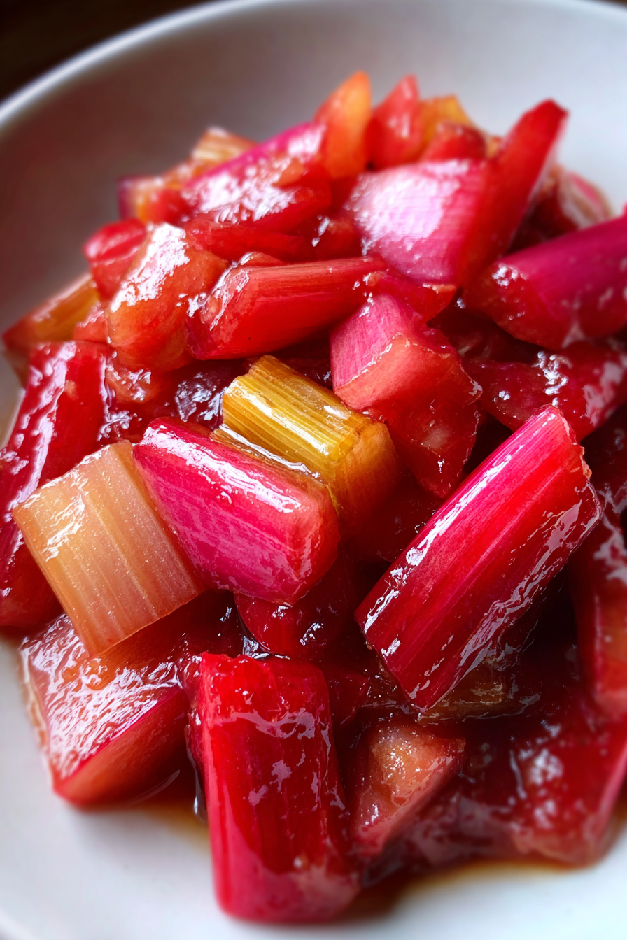 AIP-Compliant Rhubarb and Ginger Compote