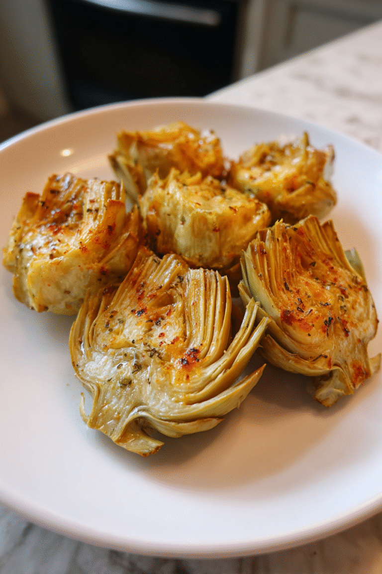 Air-Fryer Crispy Artichoke Hearts