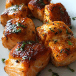 Air fryer salmon bites